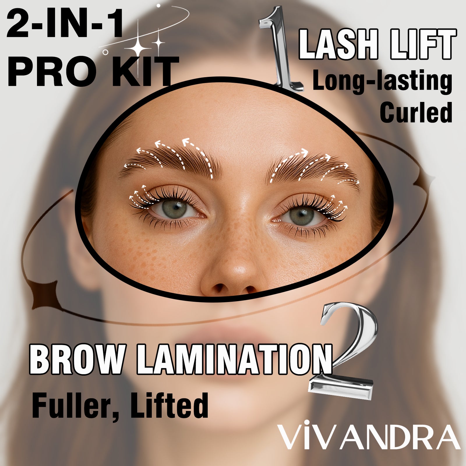 Vivandra Lash Lift & Brow Lamination Kit 2-IN-1 （Classic Star Edition）