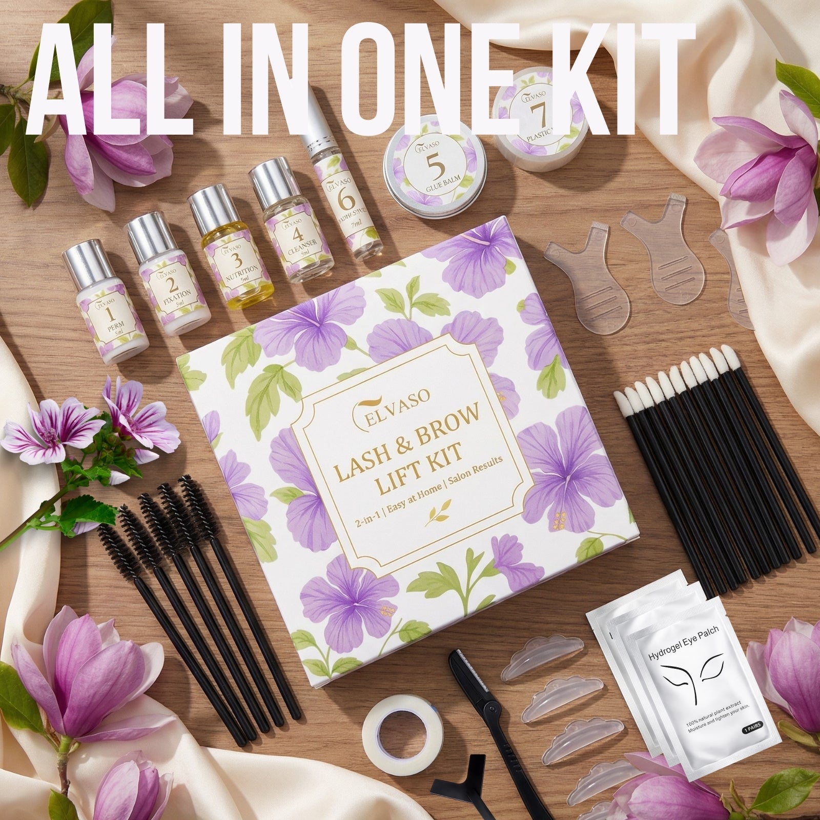 Vivandra Lash Lift & Brow Lamination Kit 2-IN-1 （Floral Soft Edition）