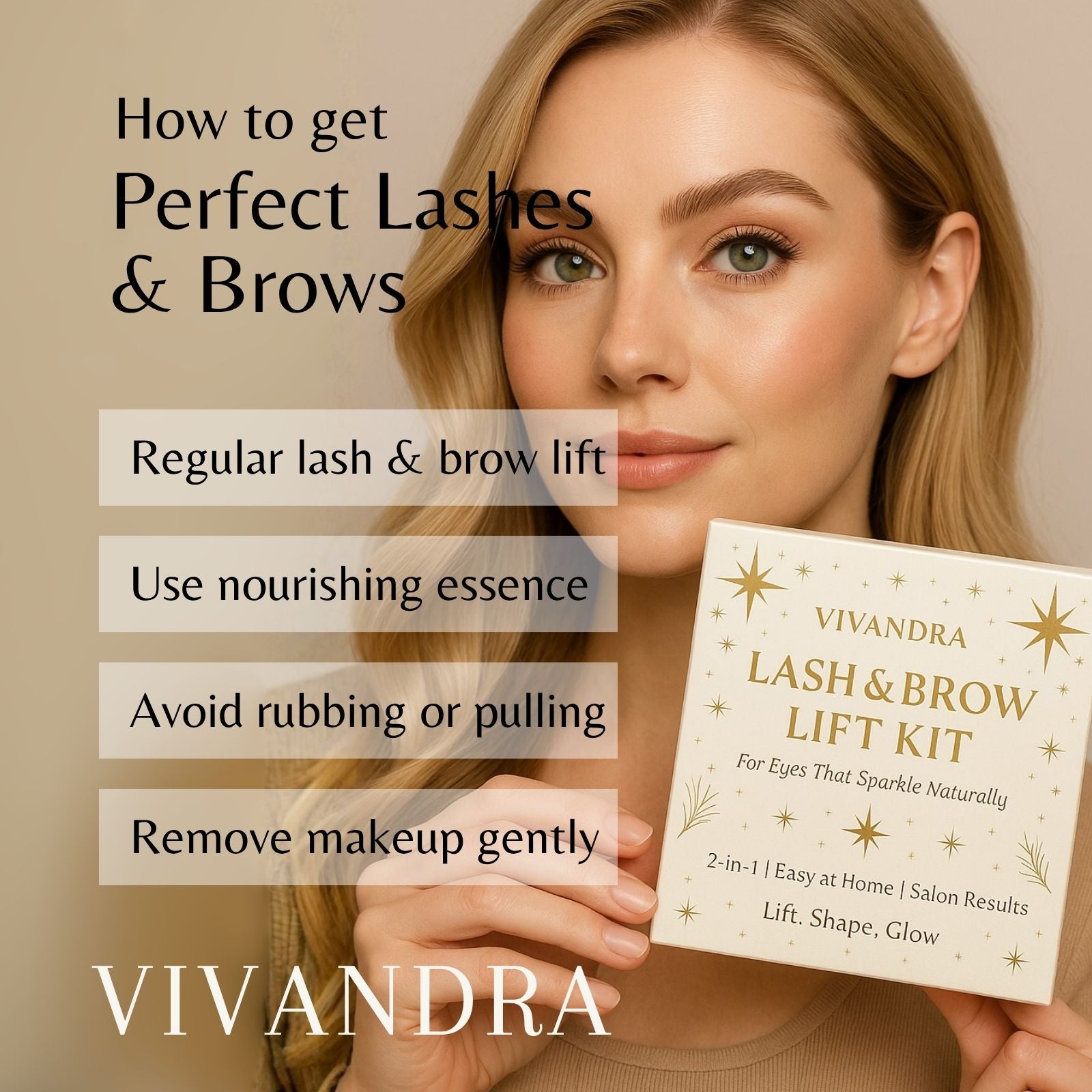 Vivandra Lash Lift & Brow Lamination Kit 2-IN-1 （Classic Star Edition）